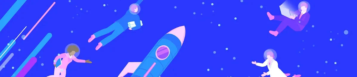 Space career launchpad banner