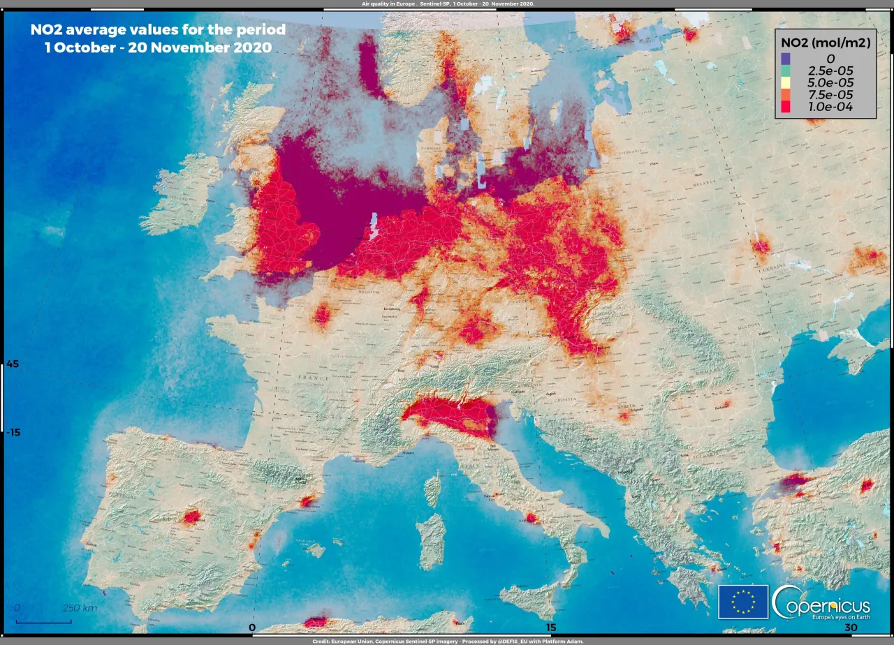 Air quality in Europe