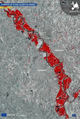 A month of flood alerts in France