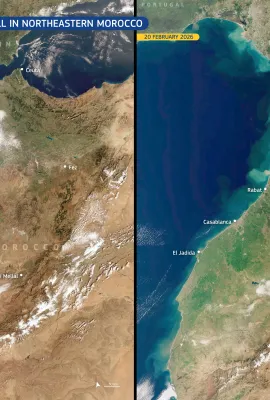 From drought to rainfall in Northeastern Morocco