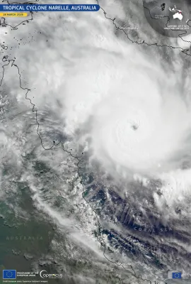 Tropical Cyclone Narelle, Australia