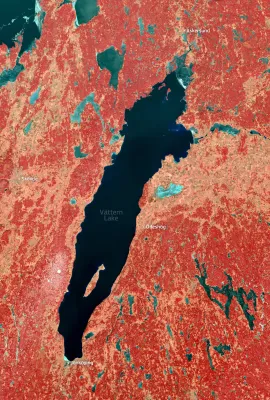 Lake Vättern: a freshwater lake at the heart of Sweden