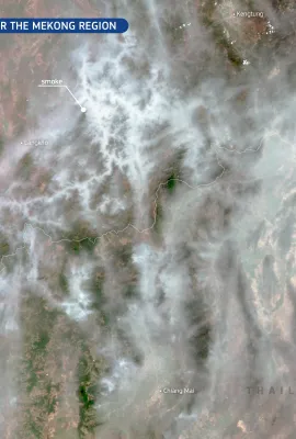 Transboundary haze over the Mekong Region
