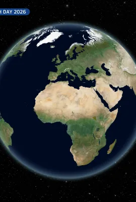 A planet in view on Earth Day 2026