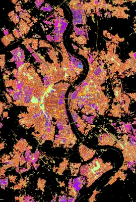 Mapping settlement patterns across Cologne, Germany  