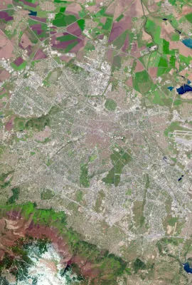 Farmland and forest frame Bulgaria’s capital