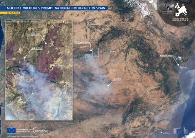 Wildfires in Spain