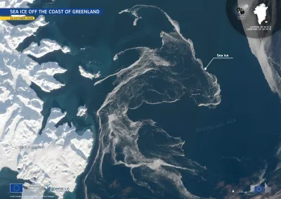 Greenland sea ice