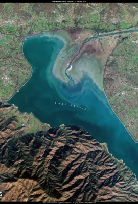 Lake Kerkini in Greece