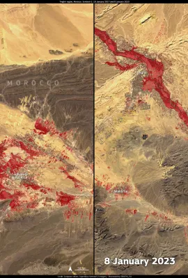 Centuries-old oases in Morocco struggling with drought