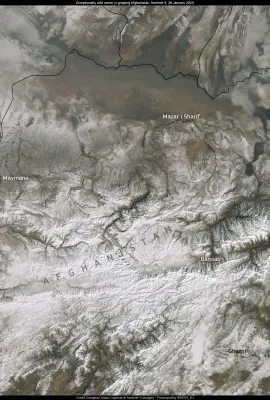 Exceptionally cold winter is gripping Afghanistan