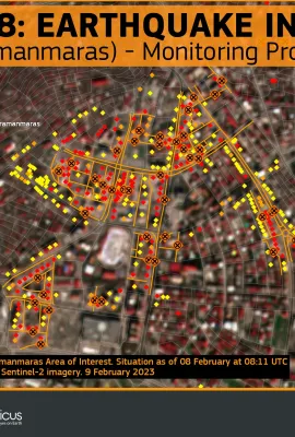 Catastrophic earthquake in Türkiye: the activities of the Copernicus Emergency Management Service