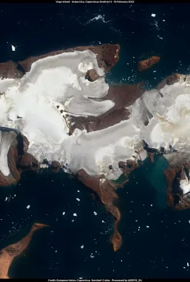 Above-average temperatures in the Antarctic Peninsula
