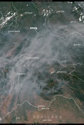 South Asia engulfed with smoke