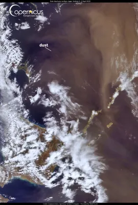 Massive Gobi Desert Dust Storm Sweeps Across East Asia