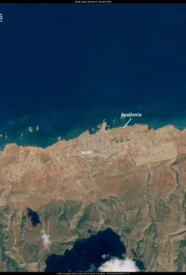 Coastal erosion threatens Cyrenaica's cultural heritage sites