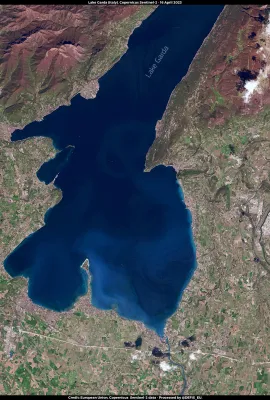Lake Garda continues to be threatened by drought