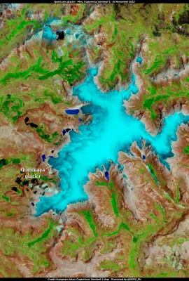 Decline of the Quelccaya Glacier in Peru