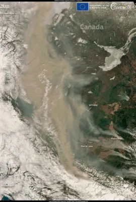 Severe wildfires are ongoing in Alberta, Canada