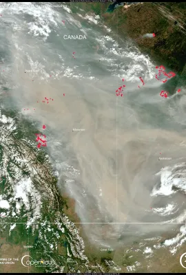 Severe wildfires continue to affect Canada’s provinces of Alberta and British Columbia in Canada