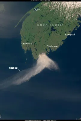 Wildfires ravage Nova Scotia, 16,000 evacuations