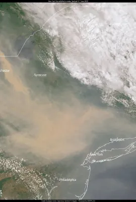 Smoke from Québec wildfires engulfs New York