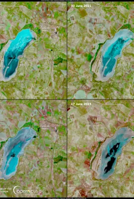 The impact of the drought on the Fuente de Piedra wetlands in Spain