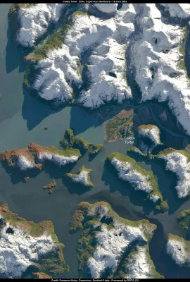 First winter snowfalls in the southern hemisphere