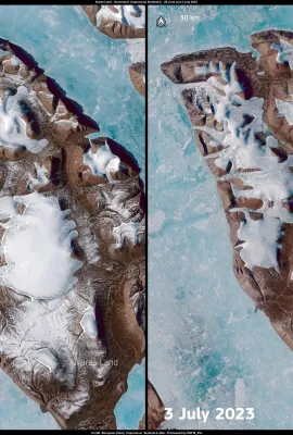 Greenland still struggling with heatwave consequences
