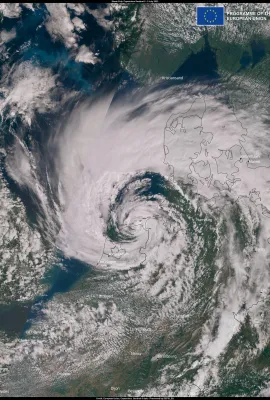 Storm Poly ravages the Netherlands