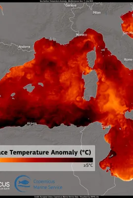 Escalating Sea Heatwaves: Record-Breaking Temperatures in the Atlantic and Mediterranean