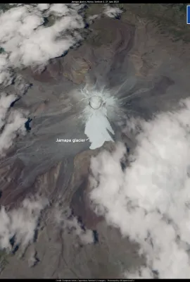 Jamapa, one of Mexico's largest glaciers is in danger of disappearing