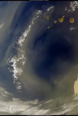 Calima in the Canary Islands