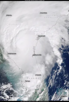 Hurricane Idalia hits Florida and Advances Across Georgia and South Carolina