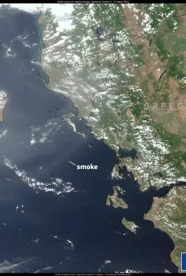 The smoke from Canadian fires has reached the Mediterranean Basin