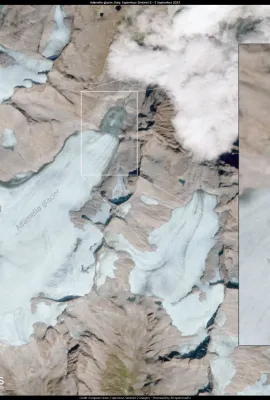 Scientists predict the total melting of Italy's Adamello glacier in the next 50 years