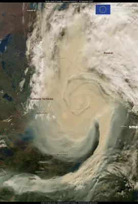 Unprecedented emissions from 2023 Canadian wildfires
