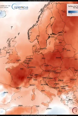 September 2023, the warmest September on record