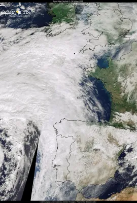 Storm Babet moving towards the British Isles
