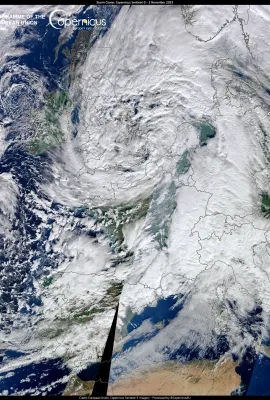 Storm Ciarán hits Europe