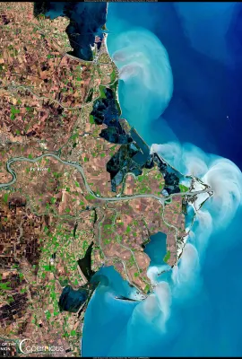 Po and Adige rivers pour sediments into the Adriatic Sea after widespread floods in Italy