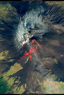 Third paroxysm of 2023 at the Etna volcano