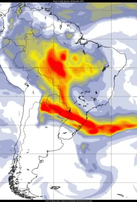 Forest Fires cause Above Average Carbon Emissions in Bolivia and Brazil
