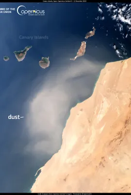 Calima strikes again in the Canary Islands