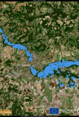 Severe flooding in the Charente-Maritime department of France
