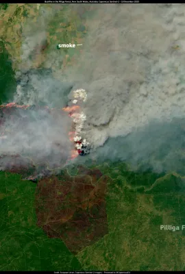 South Eastern Australia battling bushfires