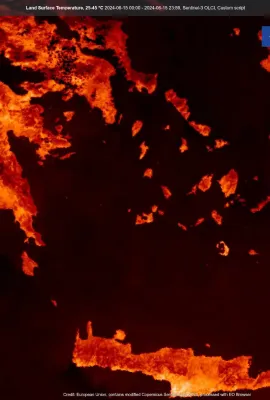 Early heatwave in the Aegean Sea region