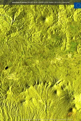 Sentinel-1 eyes Ahuachapán in, El Salvador