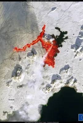 New volcano eruption in Iceland