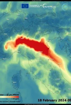 Low air quality in the Po Valley